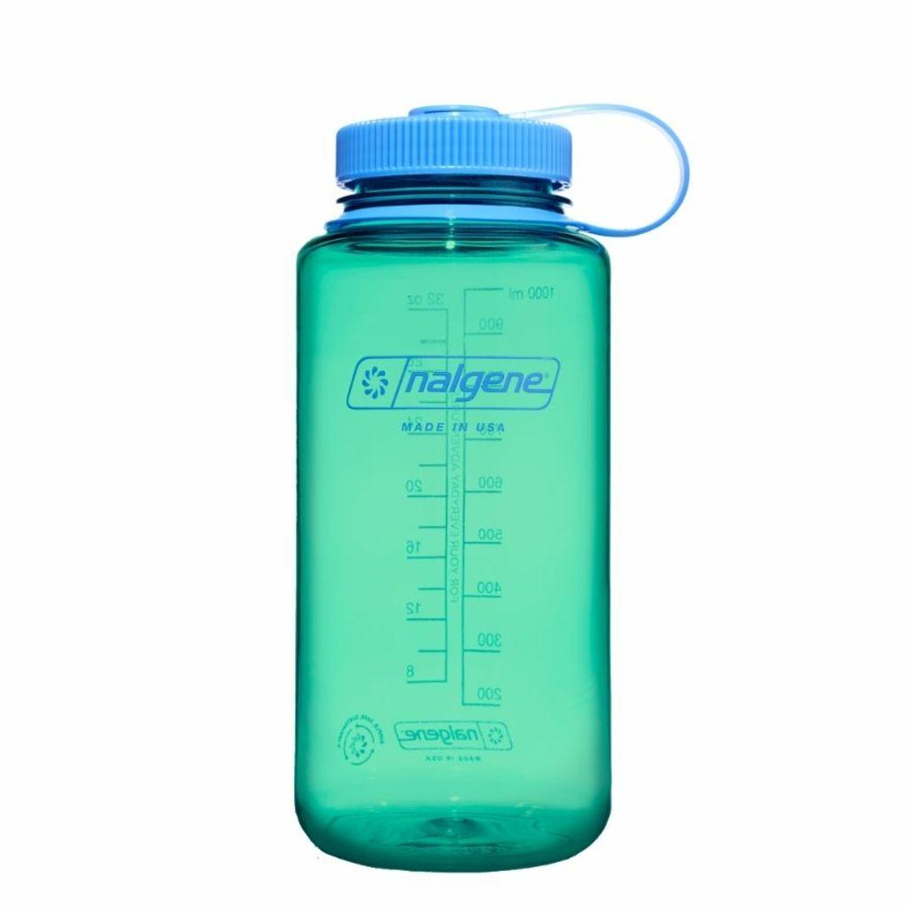 Miniatura Botella Reutilizable Boca Ancha 1000ml - Color: Celeste Agua