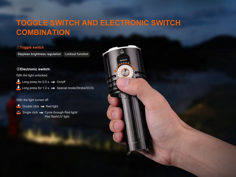 Linterna Fenix LR35R Pro - Color: Negro