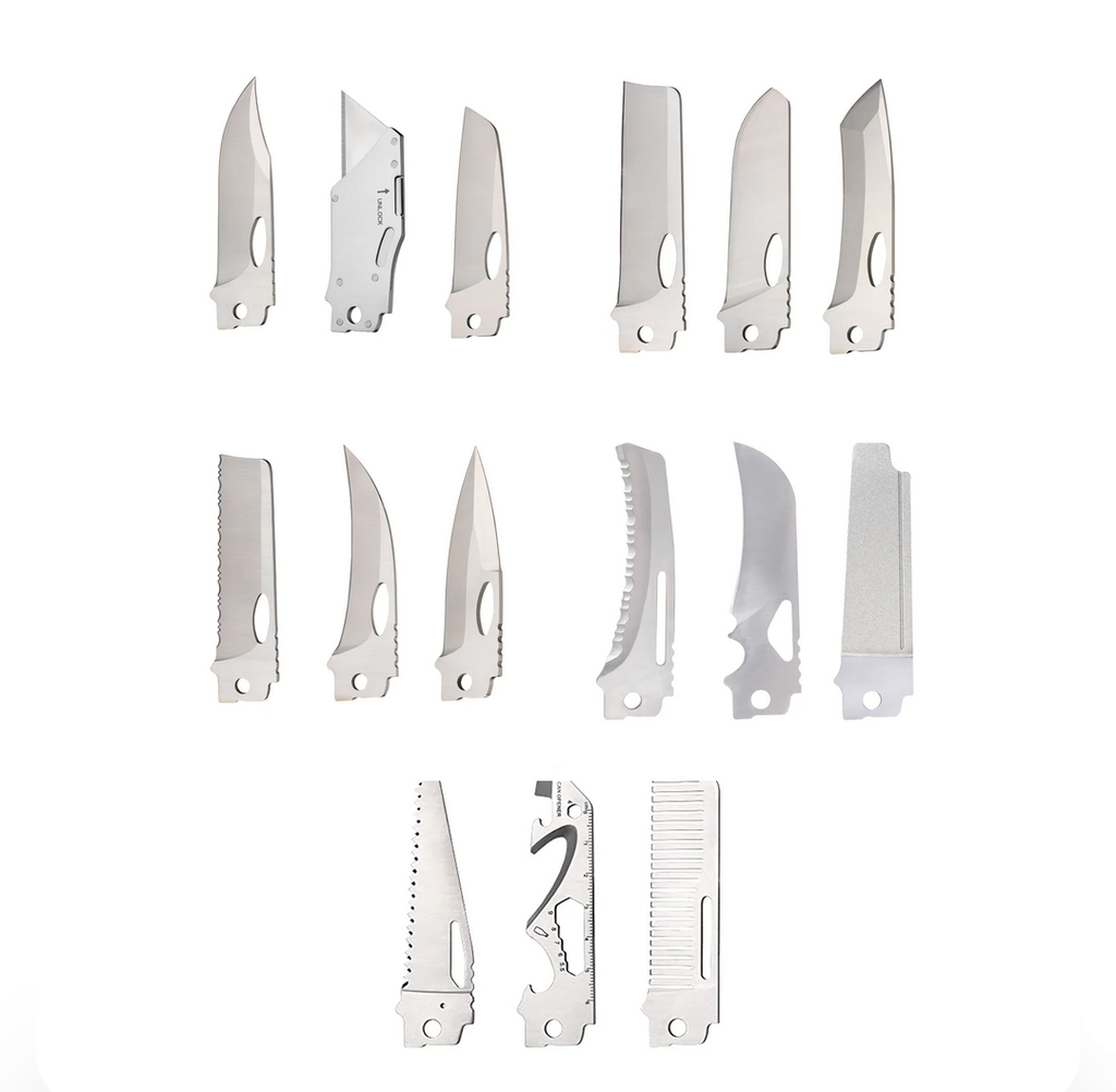 Roxon Replaceable Knife Blades - Color: Plateado