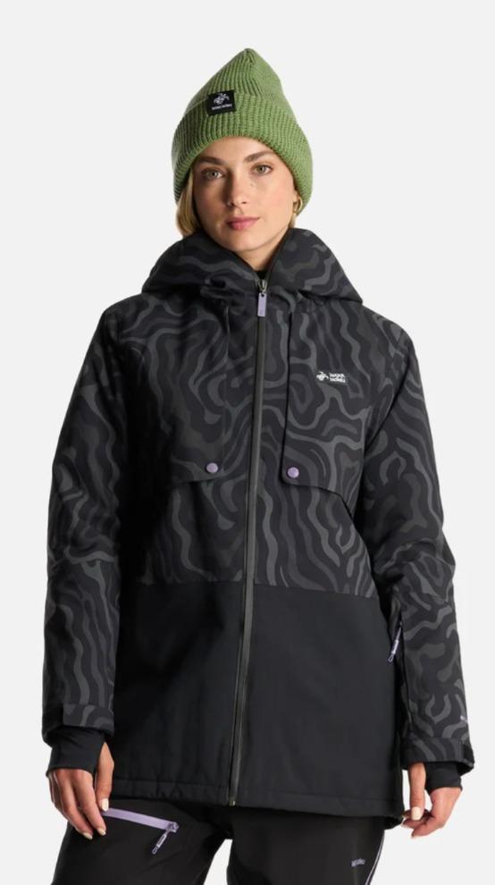 Chaqueta Mujer Yeti Print  - Color: Negro