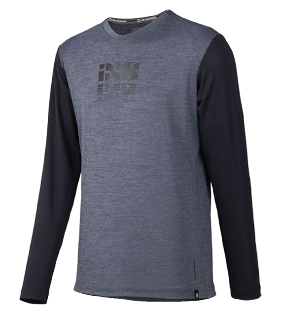 Miniatura Jersey Kids Trigger X L/S De Bicicleta - Color: Gris