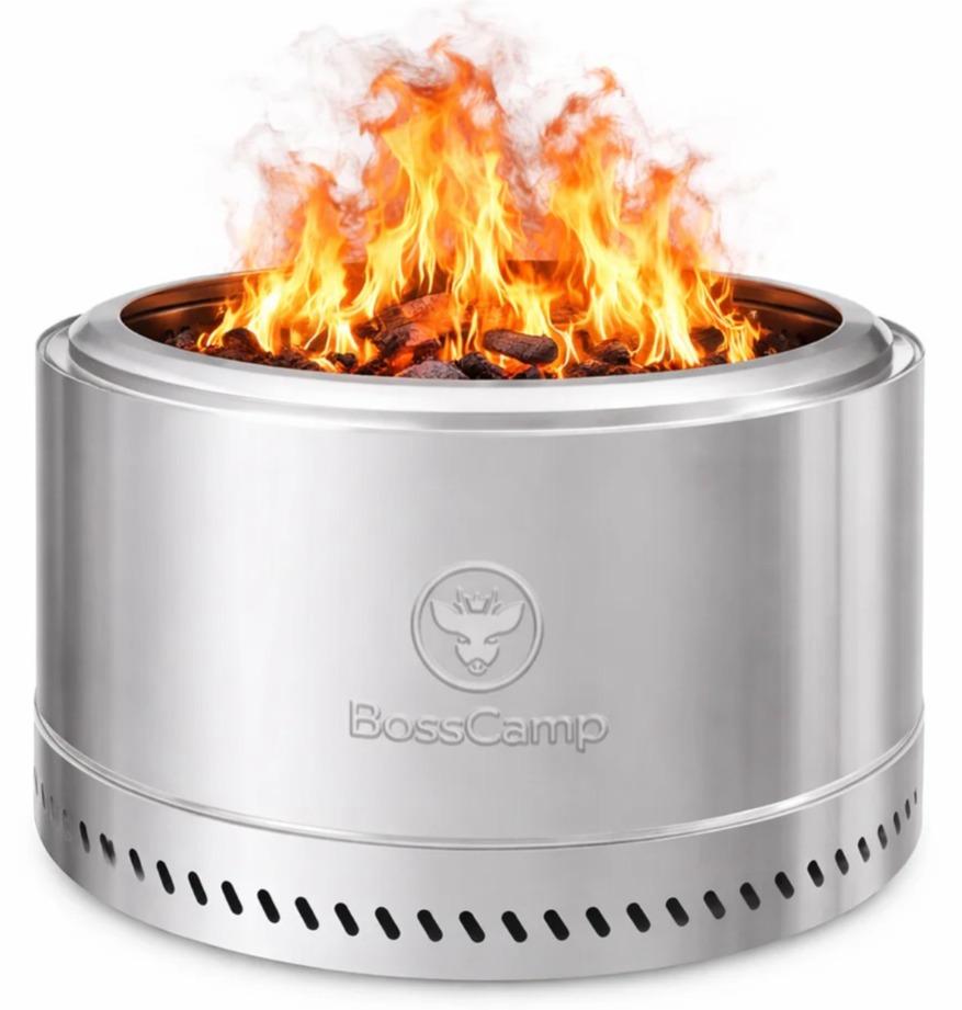 Miniatura Brasero Sin Humo Fireboss Inferno XL 68 cm - Color: Plateado