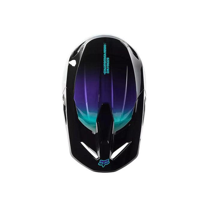 Miniatura Casco Moto Niño V1 Toxsyk - Color: Negro