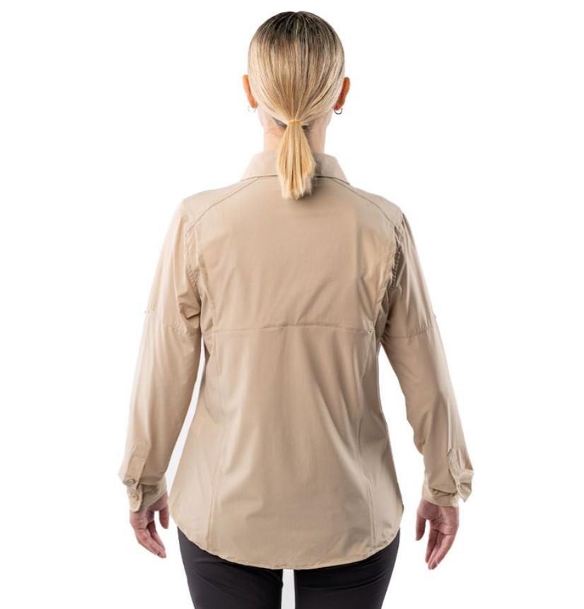 Miniatura Camisa Antakari Spandex Mujer - Color: Beige