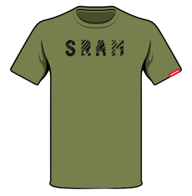 Polera Slash De Hombre - Color: Verde