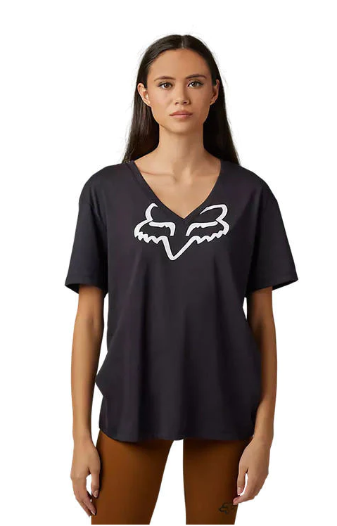 Miniatura Polera Lifestyle Mujer Boundary Manga Corta  - Color: Negro-Blanco