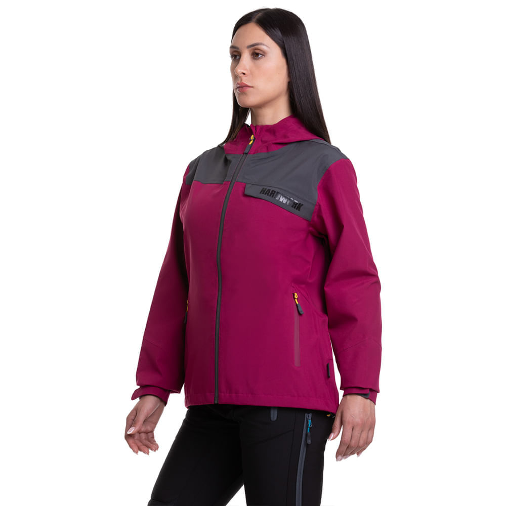 Miniatura Hardshell Norway Mujer - Color: Burdeo