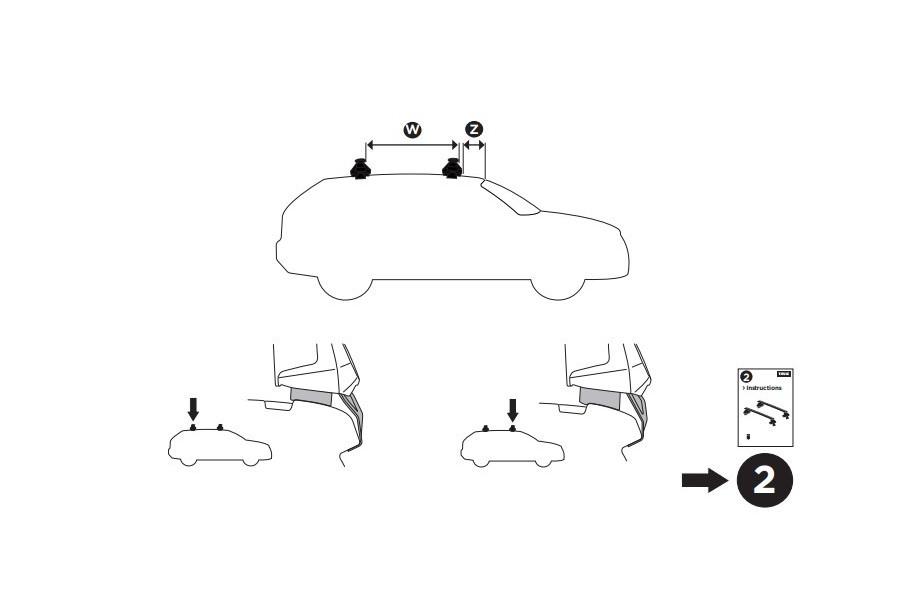 Kit De Anclaje De Techo Toyota Rav 4 145237 -