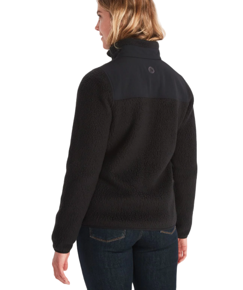 Polar Mujer Wiley Polartec Sherpa Fleece - Color: Negro