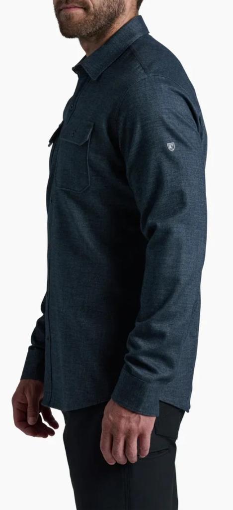 Miniatura Camisa Hombre Descendr Flannel LS - Color: Azul Oscuro