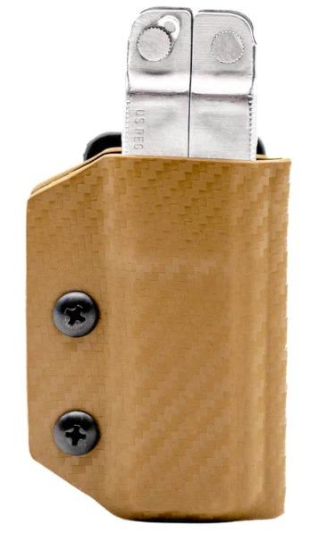 Miniatura Funda Kydex para Leatherman Original PST - Color: Carbón Marrón