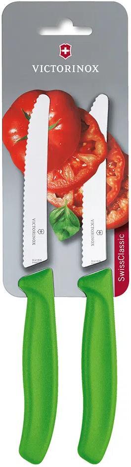 Set Cuchillo Verdura 2 Unidades Dentado Punta Redonda 11 Cm -