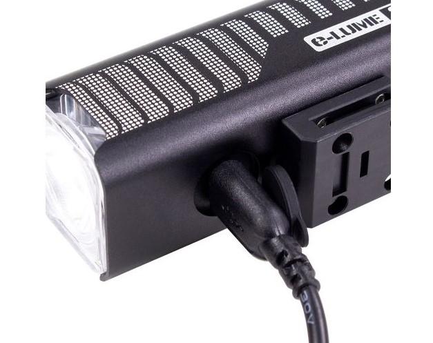 Miniatura Luz Delantera Serfas E-Lume 600 Lumens Usb Usm-600 - Color: Negro
