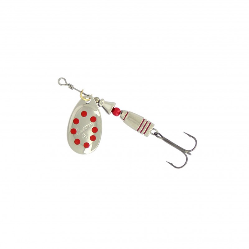 Spinner Suissex Plata/Rojo -