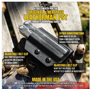 Miniatura Funda Kydex para Leatherman Original PST -