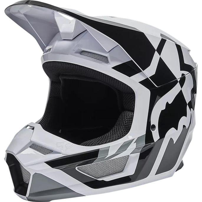 Miniatura Casco Moto Niño V1 Lux - Color:  Blanco