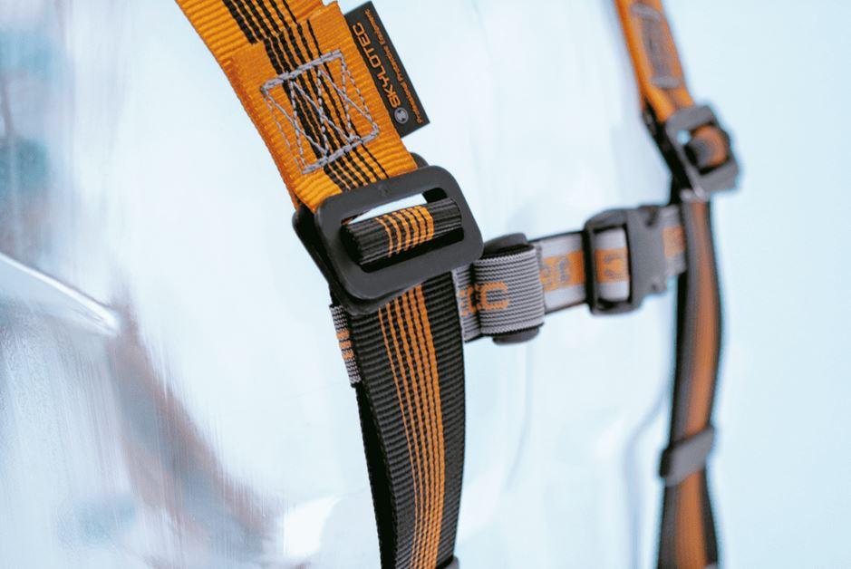 Arnés Anticaídas Industrial Arg 40  - Color: Negro/Naranja