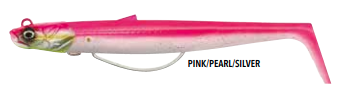 Señuelo Savage Sandeel V2 Weedless - Color: Pink/Pearl/Silver