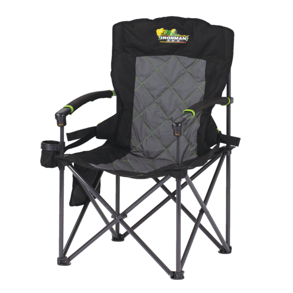 Silla King Quaq Camping Con Soporte Para Brazo Y Soporte Lumbar