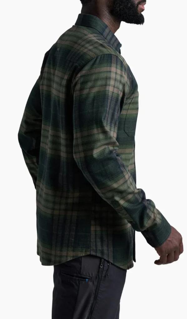 Miniatura Camisa Hombre Fugitive Flannel LS - Color: Verde