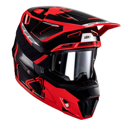 Miniatura Kit Casco Moto 7.5 V24 - Color: Rojo/Negro