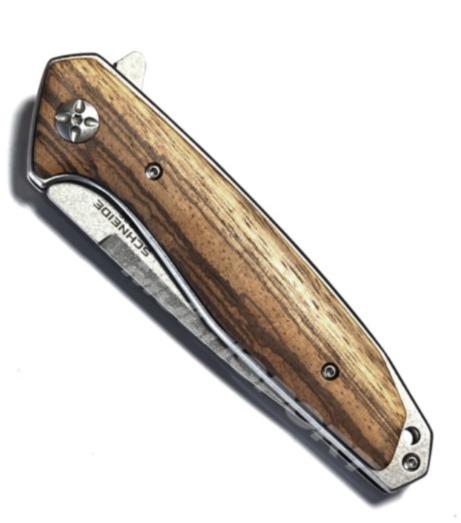 Miniatura Navaja Messer 440C - Color: Madera