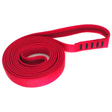 Cinta Tubular 2.5 Cm De Nylon 18 Kn x Mts - Color: Rojo