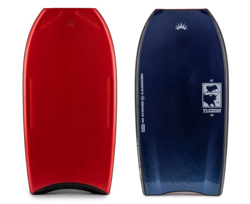 Tabla Bodyboard No String Superior PP 2023 - Color: Red Metallic Blue