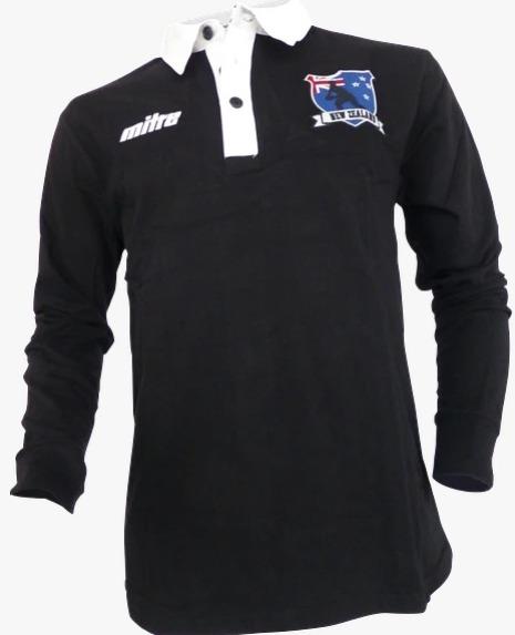 Polera Rugby Urban New Zealand Manga Larga -