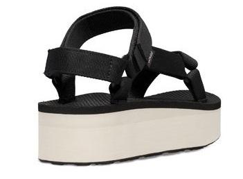 Sandalia Mujer Flatform Universal - Color: Negro
