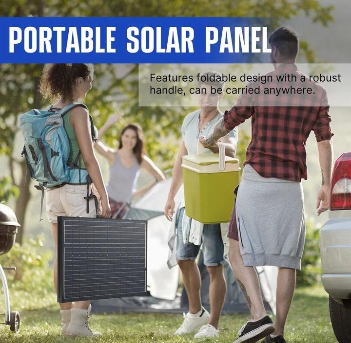 Miniatura Panel Solar Plegable Ligero 100W -