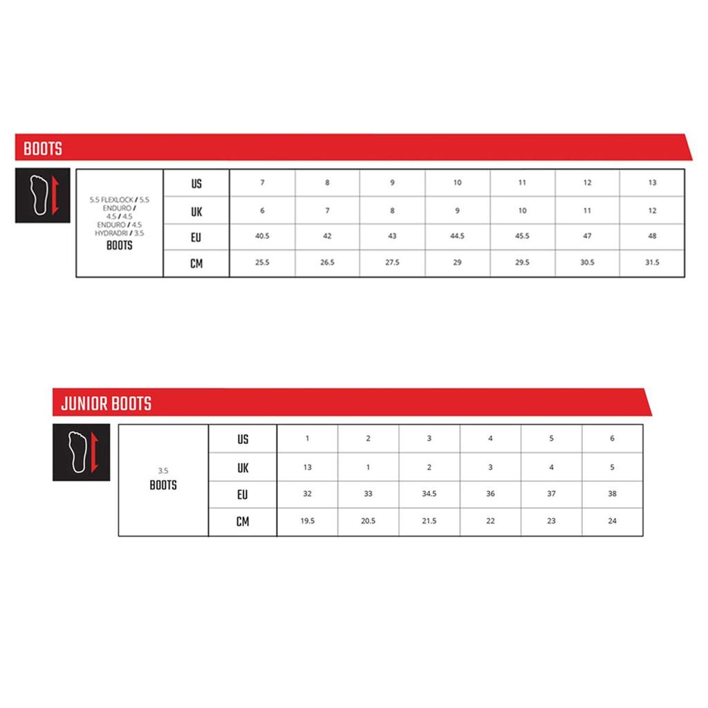 Miniatura Botas Moto FleXLock Enduro 5.5 V25 - Color: Blanco/Negro