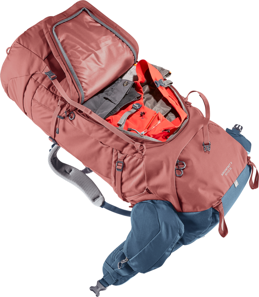 Mochila Aircontact X 80 + 15 L Sl - Color: Burdeo