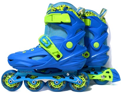 Patines En Línea Rockering C2  - Talla: M, Color: Azul