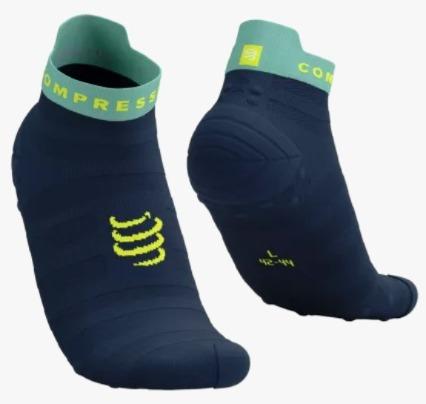 Miniatura Pro Racing Socks Run Low ULTRALIGHT v4.0 - Color: Azul-Celeste-Verde