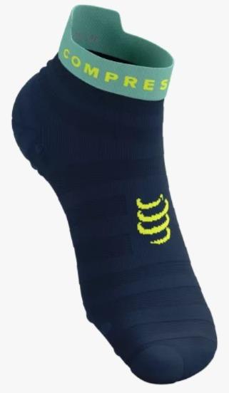 Miniatura Pro Racing Socks Run Low ULTRALIGHT v4.0 - Color: Azul-Celeste-Verde