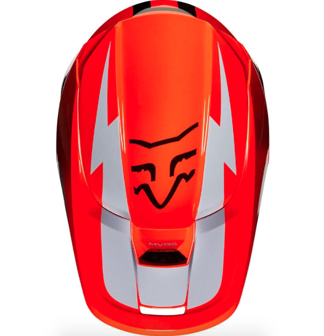 Visera Moto V1 Werd Flo - Color: Rojo