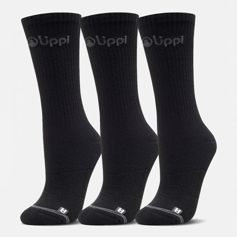 Miniatura Calcetines Unisex Logo Lippi Pack Long - Color: Negro