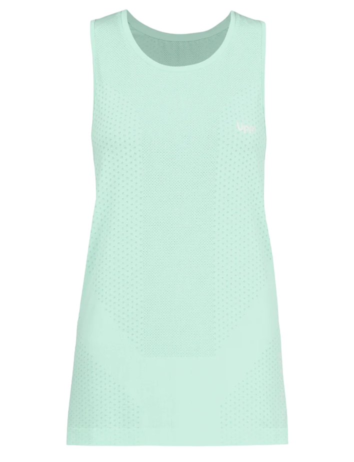 Polera Mujer 4 Run Seamless Trail - Color: Celeste