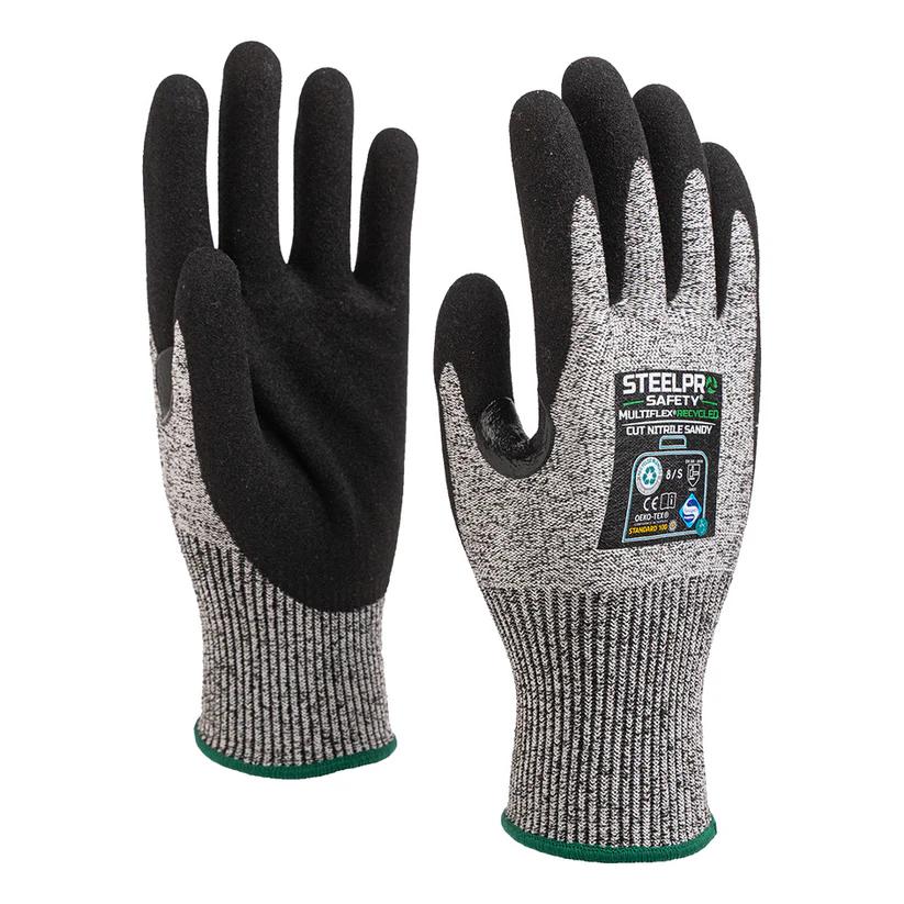 Guante Multiflex Recycled Cut Nitrile Sandy -