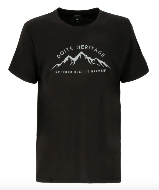 Polera Mountain Logo Men - Color: Negro