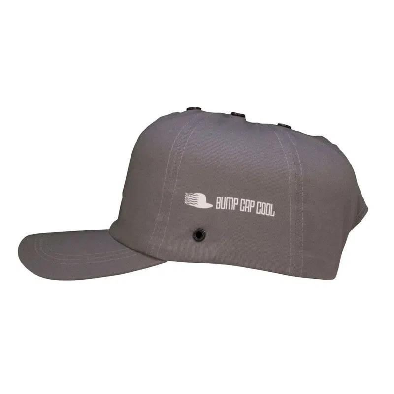 Jockey De Seguridad Isp Bump Cap Cool Gris Vicera Larga  -