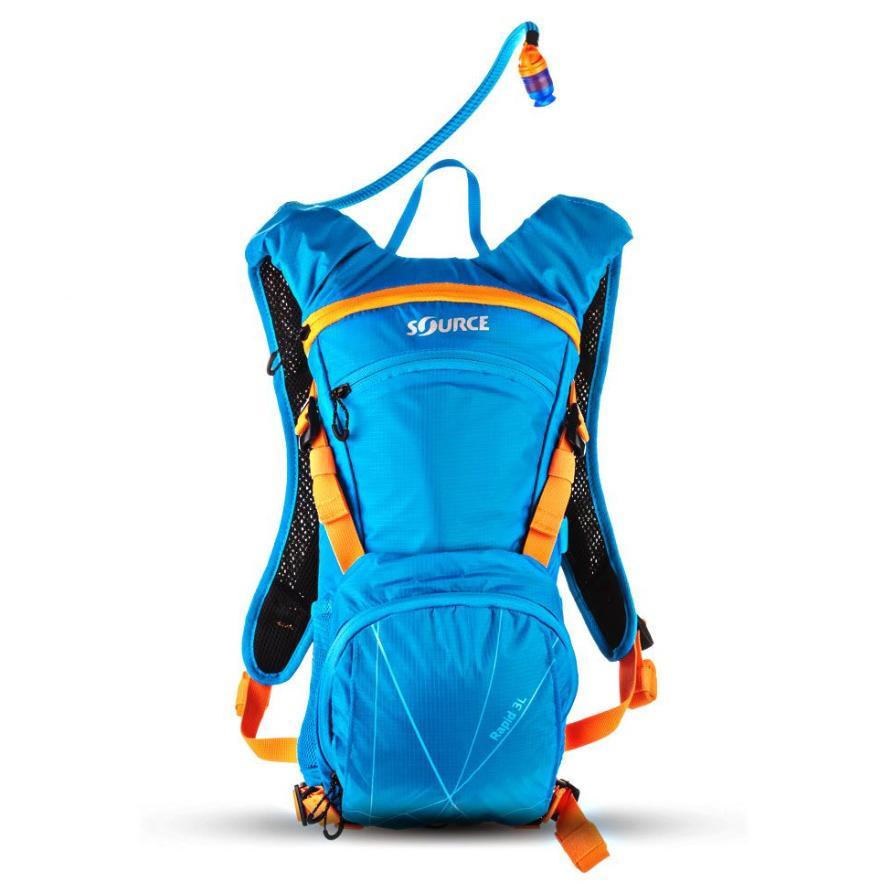 Mochila De Hidratación Source Rapid 2 L - Color: Celeste Naranjo