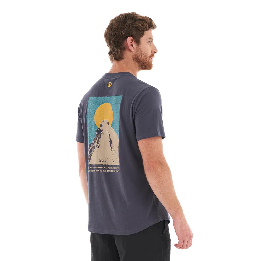 Polera Hombre Hikers UV-Stop T-Shirt  - Color: Azul Piedra