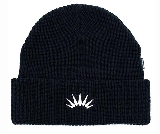 Gorro Beanie Original Spikes  - Color: Negro Blanco