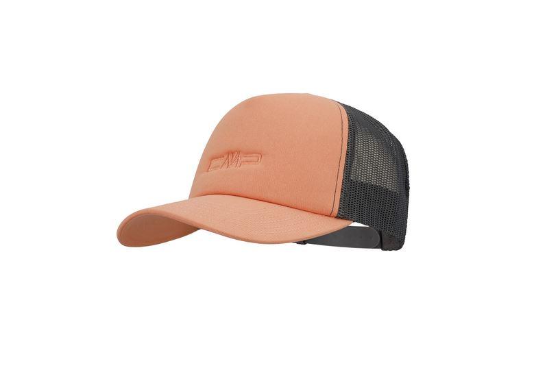 Miniatura Jockey Unisex Con Logo Y Malla - Color: Naranja/Negro