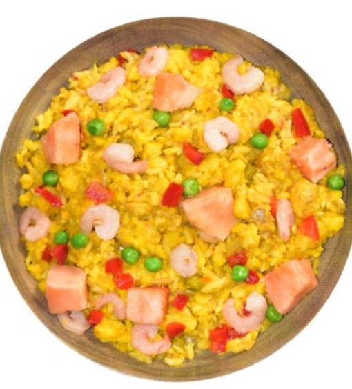 Paella de Salmón y Camarones 10x260 gr -