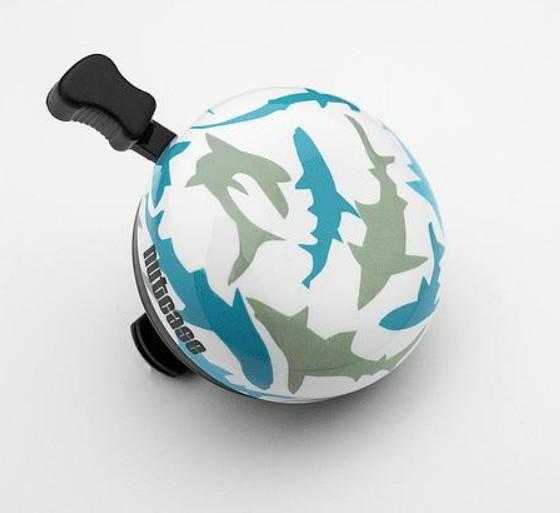 Miniatura Campanilla Bicicleta Brass - Color: Blanco