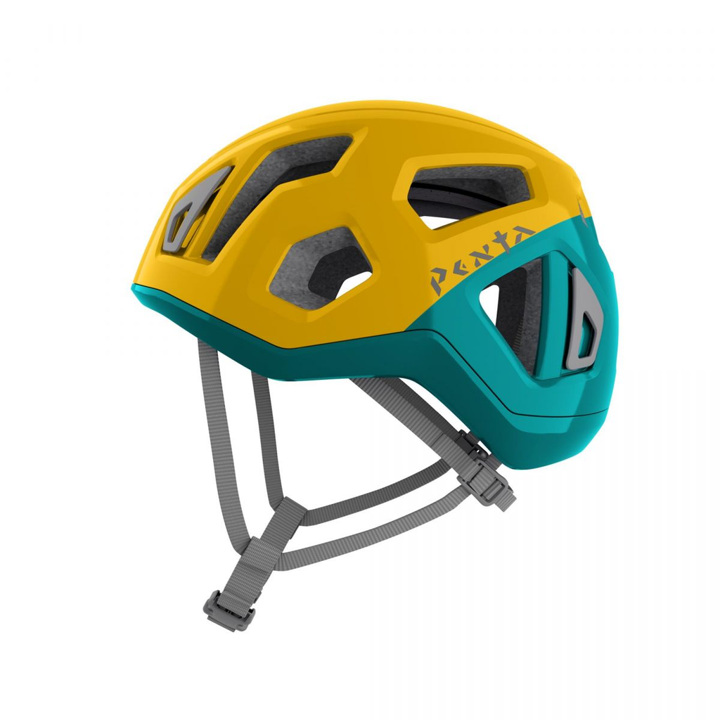 Miniatura Casco Escaladores Penta Junior  - Color: Amarillo-Verde