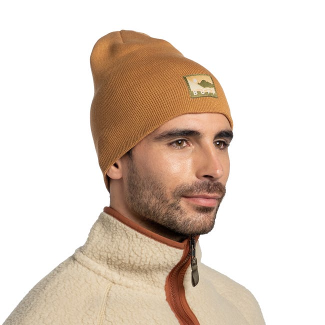 Gorro Knitted Beanie Lilon Long Peanut - Color: Peanut